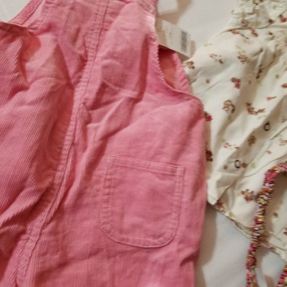 Gymboree Outlet NWT 12-18 month Pocket pal Overalls, GUC-play shirt, retail head - Picture 6 of 6